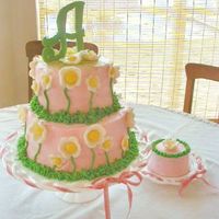 Audrey's First Birthday Cake For my little girl's 1st birthday back in September. Bottom, top layers & smash cake - Key Lime cake with Cream Cheese-Key Lime...