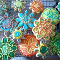 Spring Cookies I did these for easter but i just never got around to posting the picture. I love the designs, and i did them using my flower cutters and...