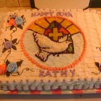 Dove Cake This was made for our preacher's wife's 50th Birthday