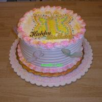 Shanecia Likes Butterflies Butterfly cake with strawberry shortcake flavor.. thanks for looking