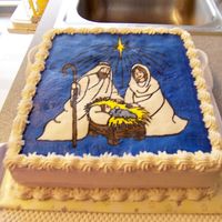 Happy Birthday Jesus This is a cake I made for my daighter's Sunday school class when they had a birthday party for Jesus. FBCT