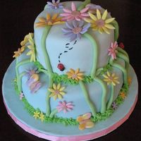 Spring Flowers All fondant. Inspired by Cakes with L.O.V.E.