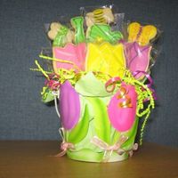 Tulips Bouquet A sample bouquet for getting orders here at work.