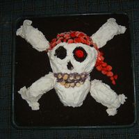 Skull & Cross Bones PIRATE FLAGMy granddaughter's 6th birthday theme was Pirates