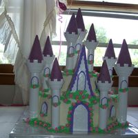 First Birthday Princess Castle I used the Wilton's Romantic Castle kit for the first time. I'm not an avid cake decorator, but like to do it occasionally. Just...