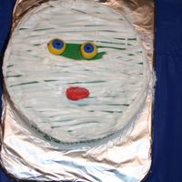 Mummy Cake Mummy cake; cookie for tongue