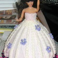 Doll Cake A doll cake I make for one of my granddaughters. They are so much fun to make and the girl's just love them.