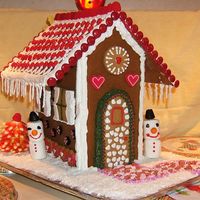 Gingerbread House A gingerbread house I just finished. They are just too much fun to do but they do take a long time. If I didn't have to work ... my...