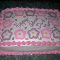 Admin Day I tried this cake after I learned the brushing out technique. I still suck at writing on cakes. If anyone has tips, please let me know....