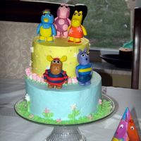 Backyardigans 2Nd Birthday Cake I don&acirc;t have much time to do cakes lately &acirc; so every time I do one &acirc; I try to challenge myself in some way....