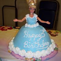 Cinderella Doll Cake I made this doll cake for my daughter's 3rd birthday she loved.