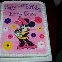 Minnie Mouse I did this for a little girl at my church. She and her parents really loved it. Please give me any suggestions that you may have, because I...