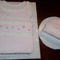 Girl Baby Shower Cake Thanks to the decorator who gave me this idea. I was asked to decorate the cake however I wanted. My friend just said that they wanted pink...
