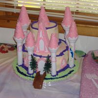 Castle Cake THIS WAS MY FIRST CASTLE CAKE. IT WAS MADE FOR A PRINCES PARTY.