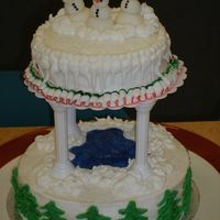 A Fluffy Merry Christmas This is my final cake for the Wilton III class. I am so happy our instructor let us take creative liberties! Hopefully with more practice I...