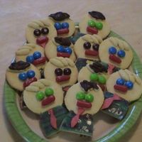Cookies For Lds Missionaries Coming For Dinner Wanted to do something special and fun so made these! Eyes from M&Ms, hair from sugar cookie dough (and some covered with chocolate),...