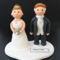 Wedding Cake Topper This is a wedding topper I made for a recent wedding. It took a long time. I've never done any figures that are free standing! I was...