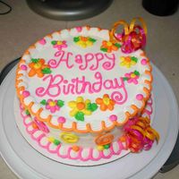 Happy Birthday A copy of Cakery's Bold n Bright. I just love the look and style of Cakery's cakes, they put a smile on everyone's face....