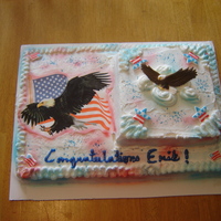 Eagle Scout Cake This was the most funnest cake ever, real eagle scout theme, and sooo many complements ! Vanilla and choc cake with buttercream frosting,...