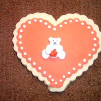 Valentine Bear Cookie Another variation on my valentine day bear cookies.