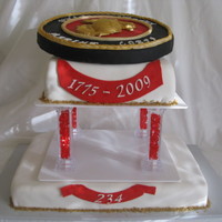 Marine Corps Birthday Ball Cake Regional 234th Marine Corps Birthday Ball cake. Served 90.