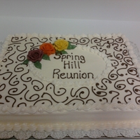 Spring Hill Reunion I made this cake for a reunion for a church I went to when I was younger. I used the "A Better White Scratch" cake recipe and...