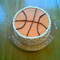 Basketball Cake I made this cake for a friend's daughter. It was her 3rd birthday. The little girl is a HUGE Lady vol fan. This cake was a big hit.All...
