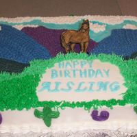 Horse Stand up horse with background