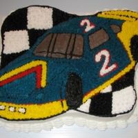 Racecar Birthday Cake 