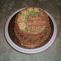 Buttercream Son't Birthday cake