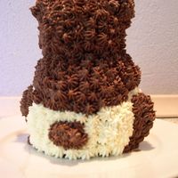 3D-Baby Bear The back of the baby bear - thought it cute to show its tail