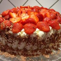Danish Strawberry Birthday Cake This is yet another birthday cake, this for my FIL. He loves my traditional danish layered birthday cakes, so this is what I made for him (...