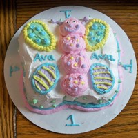 Ava's Smash Cake This was a vanilla flavored butterfly cake frosted with Bettercreme Frosting. This Smash Cake went with the Chocolate Sheet Cake for the...