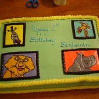 Madagascar 1St Birthday FBCT of Madagascar characters