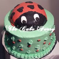 Luvbug This is a ladybug cake I did for my daughters birthday. I call her my LuvBug so naturally I made a ladybug cake.