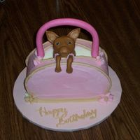 Doggie In Purse I made this for my sister's mother-in-law's birtday. She has a Chihuahua and I thought is was cute. I got my idea from someone on...