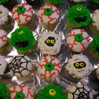 Halloween Cupcakes This is a selection of cupcakes I did for the local Fire Station where my brother will be working when he gets done with fire school. I...