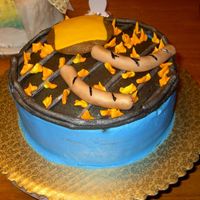 Father's Day I did this cake for my Father-in-law for Father's day. We had a cookout so this went well.