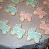 Baby Shower Cookies This was my first attempt at making these carriages. Please give me your honest opinions - as I value them completely!!!