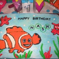 Nemo Cake A nemo cake for my nephews 1st b-day