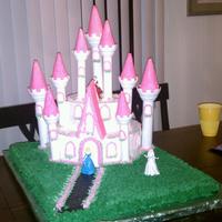 Princess Castle Cake 