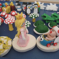 Mario Bros My interpetation of Christopher Garren amazing Mario wedding cake, adapted for a birthday. Please see cake idaster forum for long long moan...