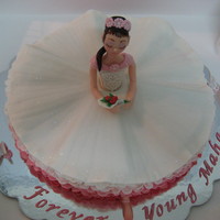 Ballerina Another Debbie Brown inspired ballerina. This time I left the petticoats to dry out overnight and I think that worked better.