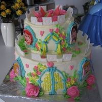 Princess Castle Cake 