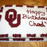 Ou This is done with bc. I am a Cowboys fan so I cannot tell you how much it pained me to make this cake....I am soooo do not like OU. My...