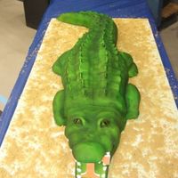 5 Foot Gator This is a cake I made for UF. He's over five feet long and was a blast to do!