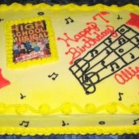 High School Musical I got the inspiration for this cake off of this site, so thanks to all who contributed to the final product. The image is not edible. It...