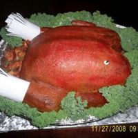 The Inside And Outside Of My Turkey Cake here is the inside and outside of the turkey cake i made to bring to my brothers house. when i walked in my sister in law said you bought a...