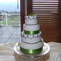 Green/ Black Wedding 