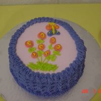 Smash Cake I made this to go with the 1st birthday cake.